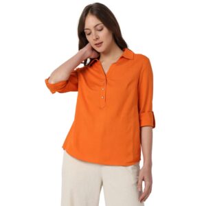 Women's Slim Fit Collar Neck Shirt