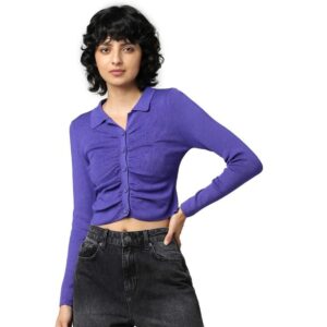 Women's Slim Fit Collar Neck Shirt