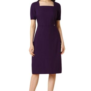 Women's Polyester Blend Modern Knee-Length Dress