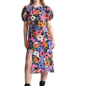Women's Polyester Blend Bodycon Below The Knee Casual Dress