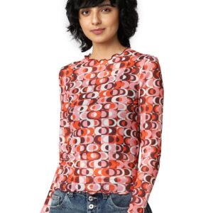 Women's Polyester Blend Regular Fit Top